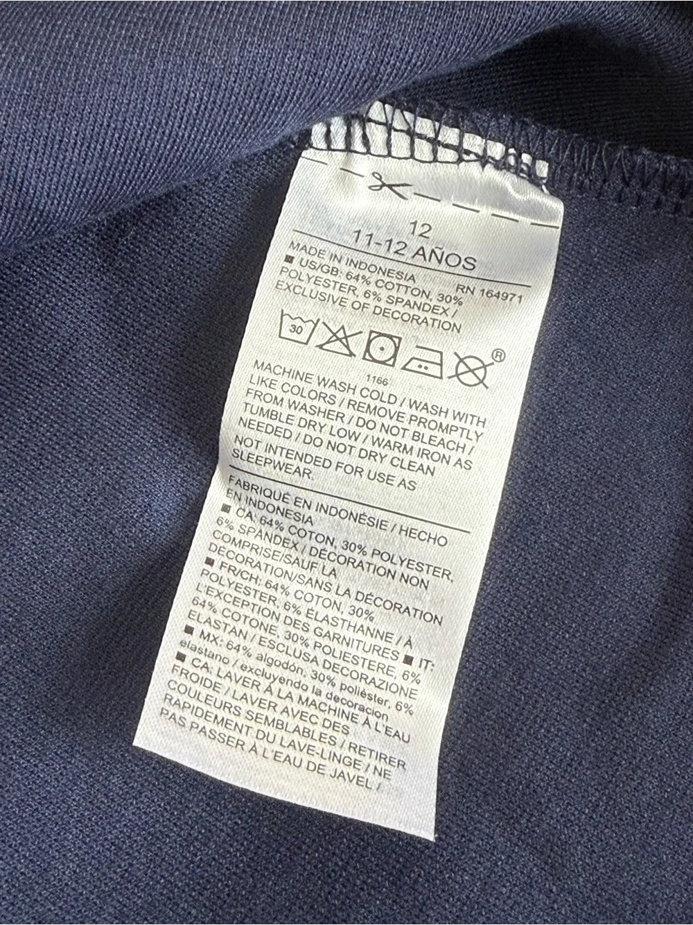 Janie and Jack Navy School Uniform Dress Size 12 NWT
